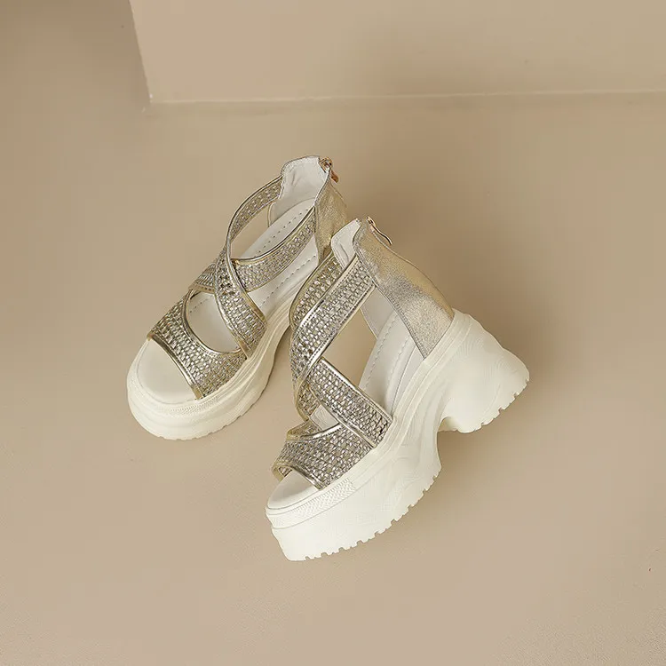 Su Yanjiao Roman Sandals Women's-7