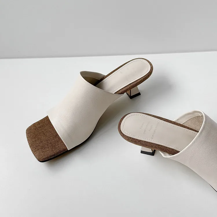 Su Yanjiao TPR Sole Quiet Slip Resistant Slide Slippers Women's-9