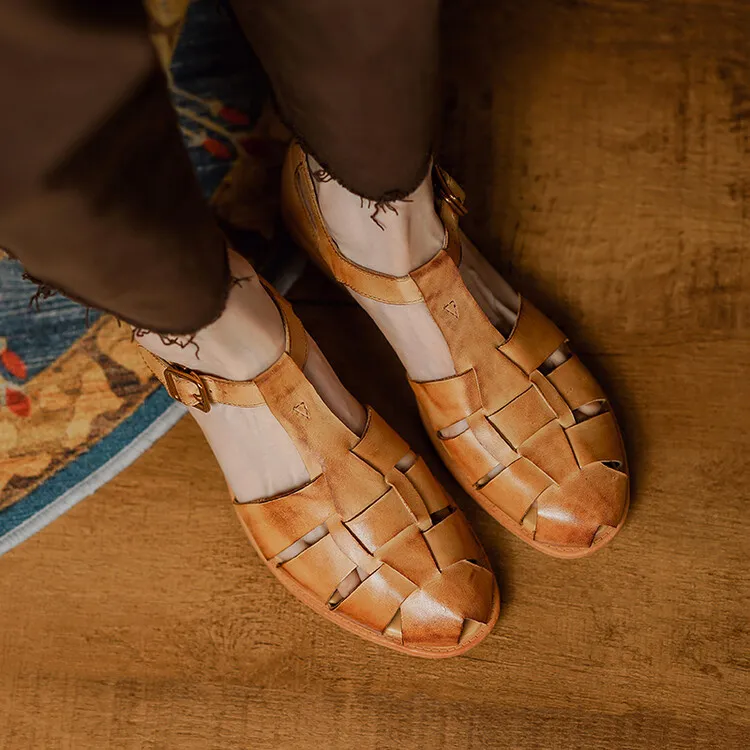Su Yanjiao Roman Sandals Women's-13