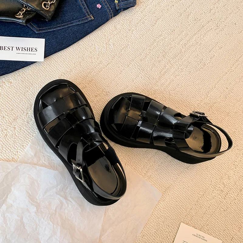 Su Yanjiao Roman Sandals Women's-4