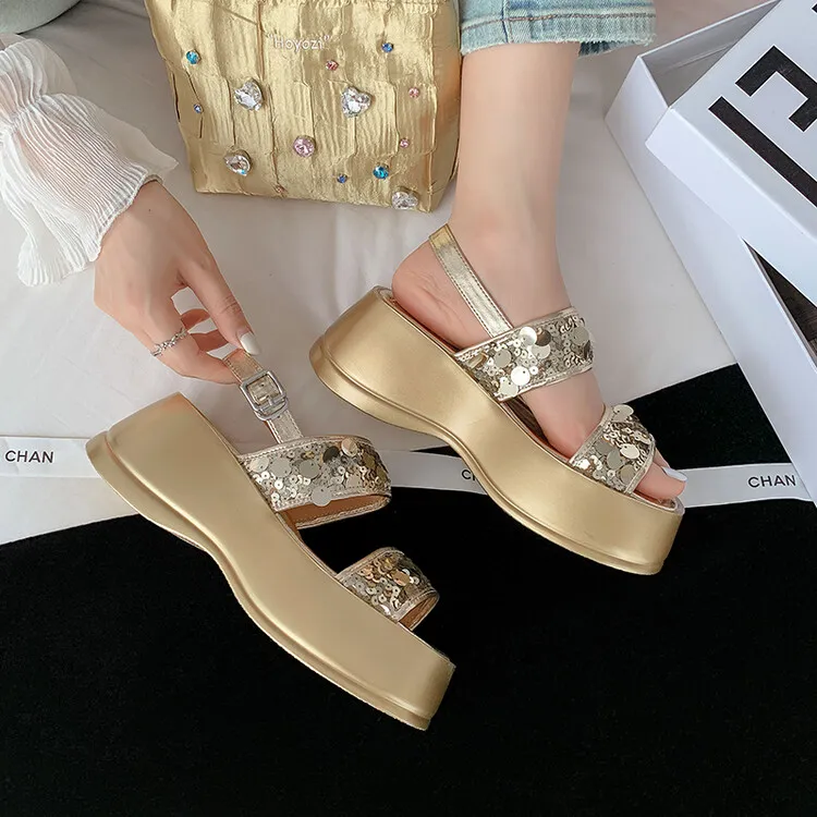 Su Yanjiao One Strap Sandals Women's-6