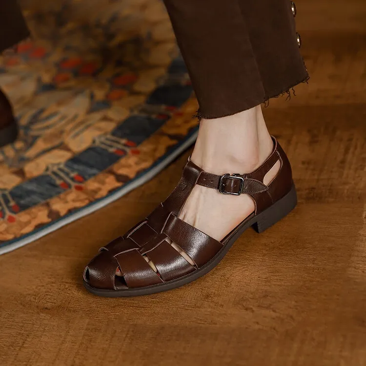 Su Yanjiao Roman Sandals Women's-6