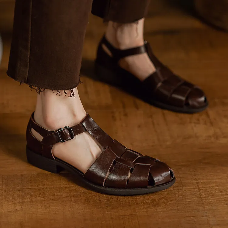 Su Yanjiao Roman Sandals Women's-7