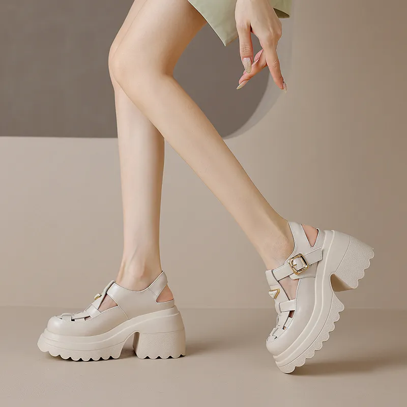 Su Yanjiao Roman Sandals Women's-2