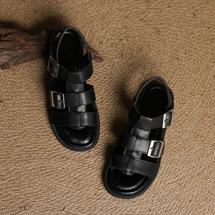 Su Yanjiao Roman Sandals 2CM Women's-2