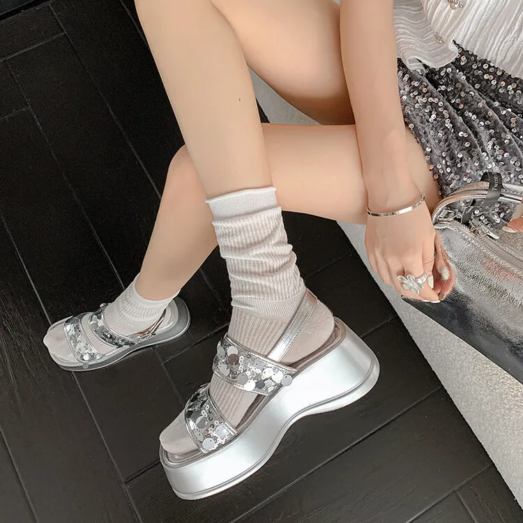 Su Yanjiao One Strap Sandals Women's-12