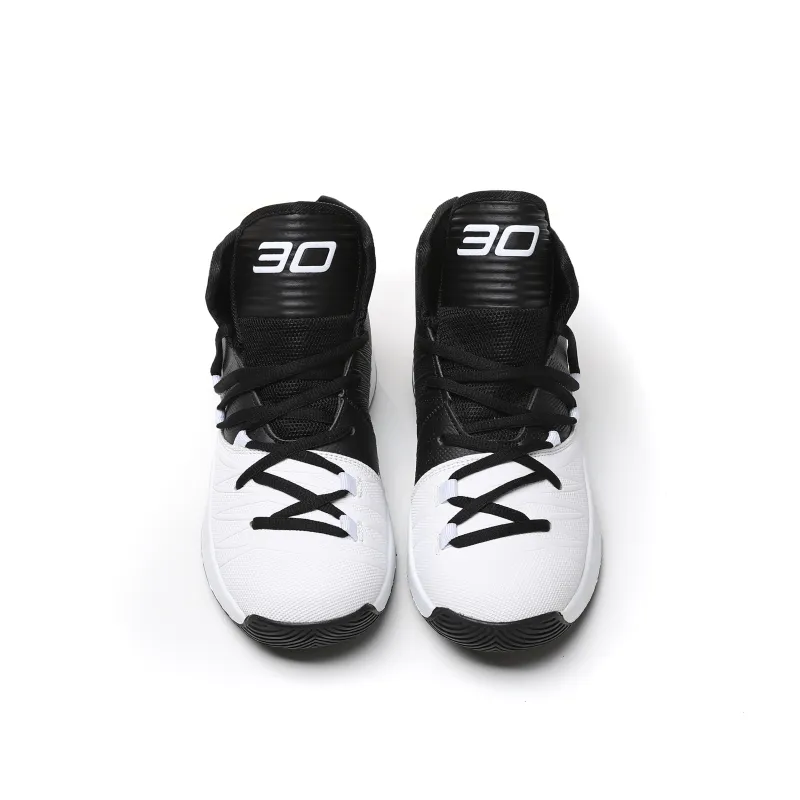 DD&OO Wear-Resistant Breathable Height Increasing High-Top Basketball Shoes Unisex White Gold-17