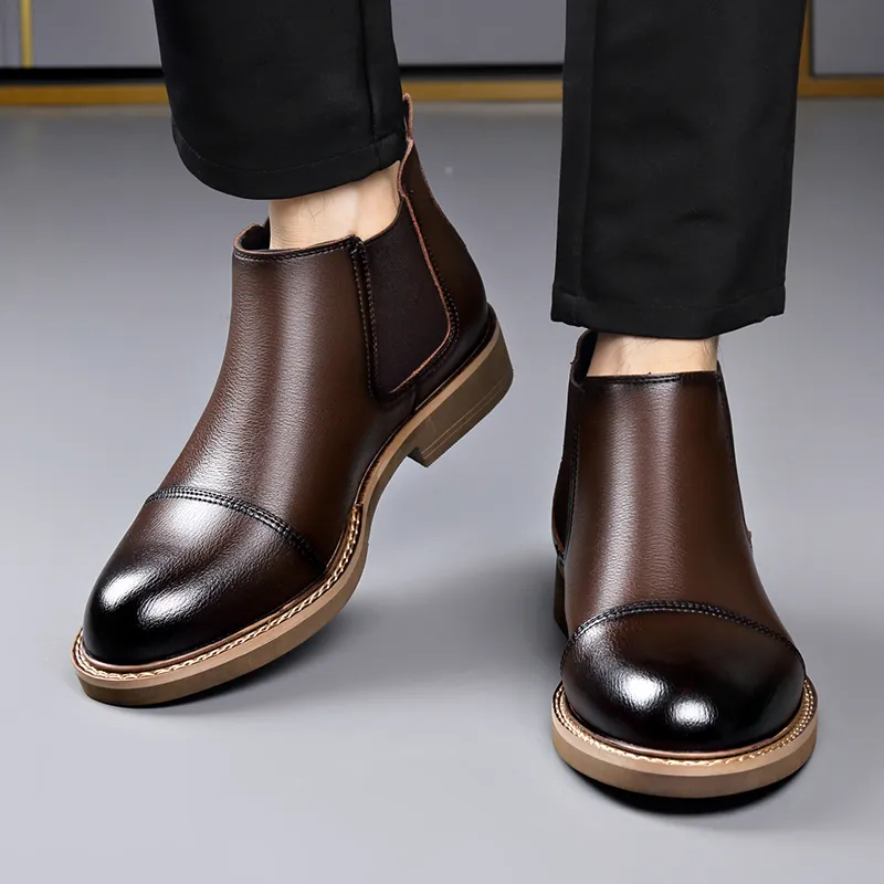 Romon Short Chelsea Boots Men's-7