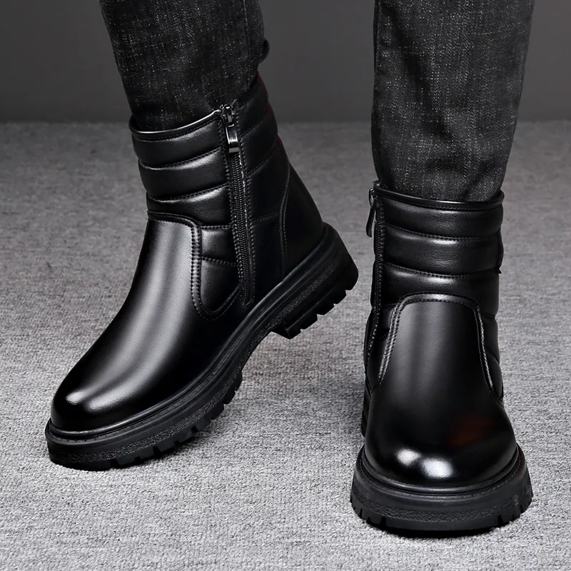 Romon Ankle Boots Men Black/Brown-1