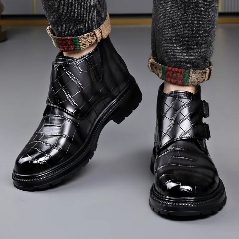 Romon Ankle Boots Men Brown/Gray-7
