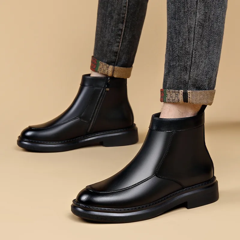 Romon Ankle Boots Men Black-4