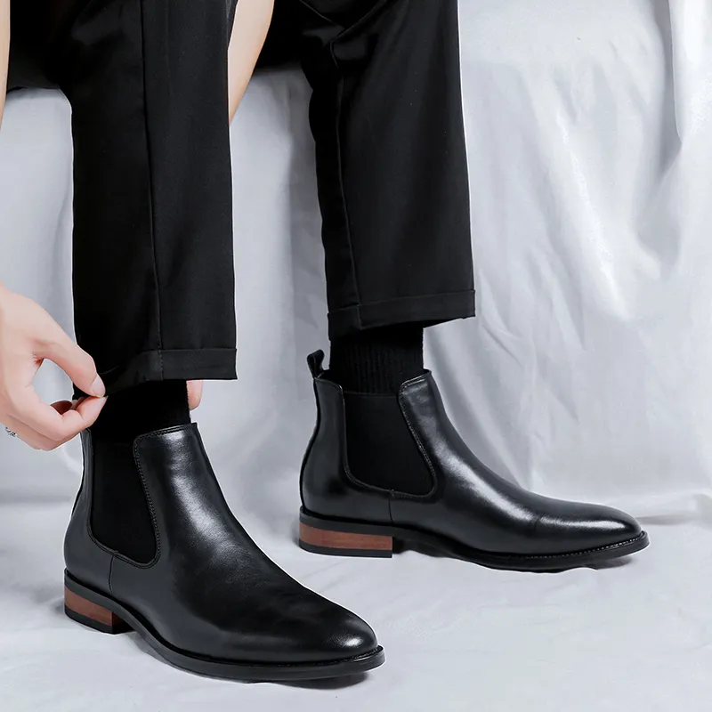 Romon Chelsea Boots Men-4