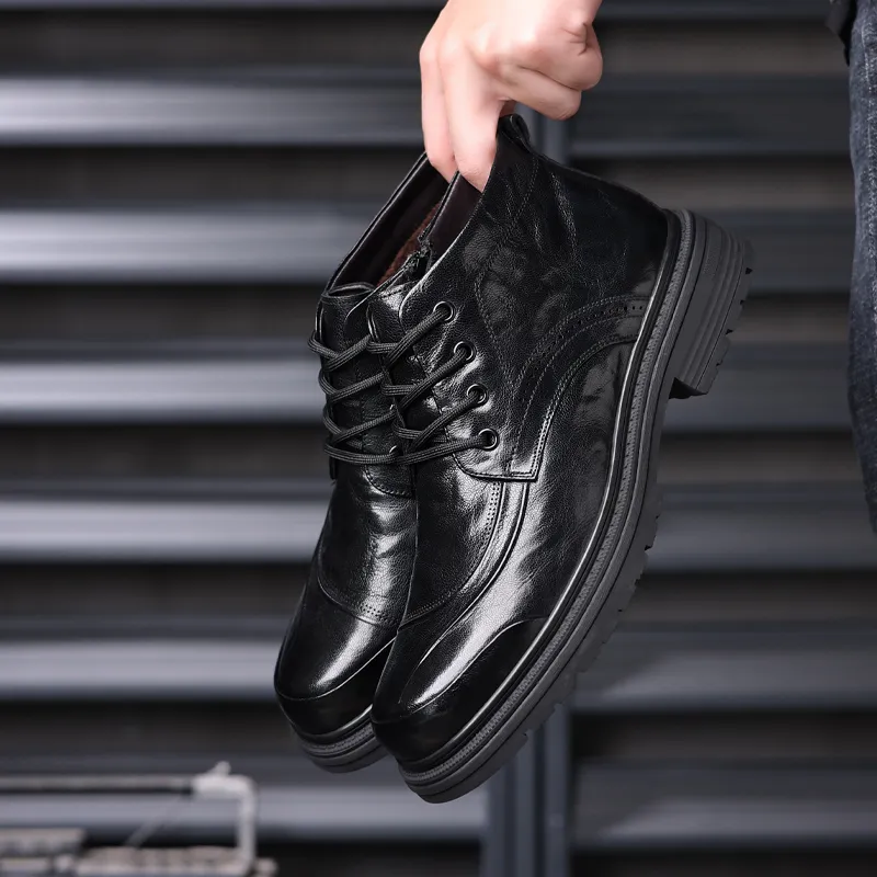 Romon Ankle Boots Men Black-2