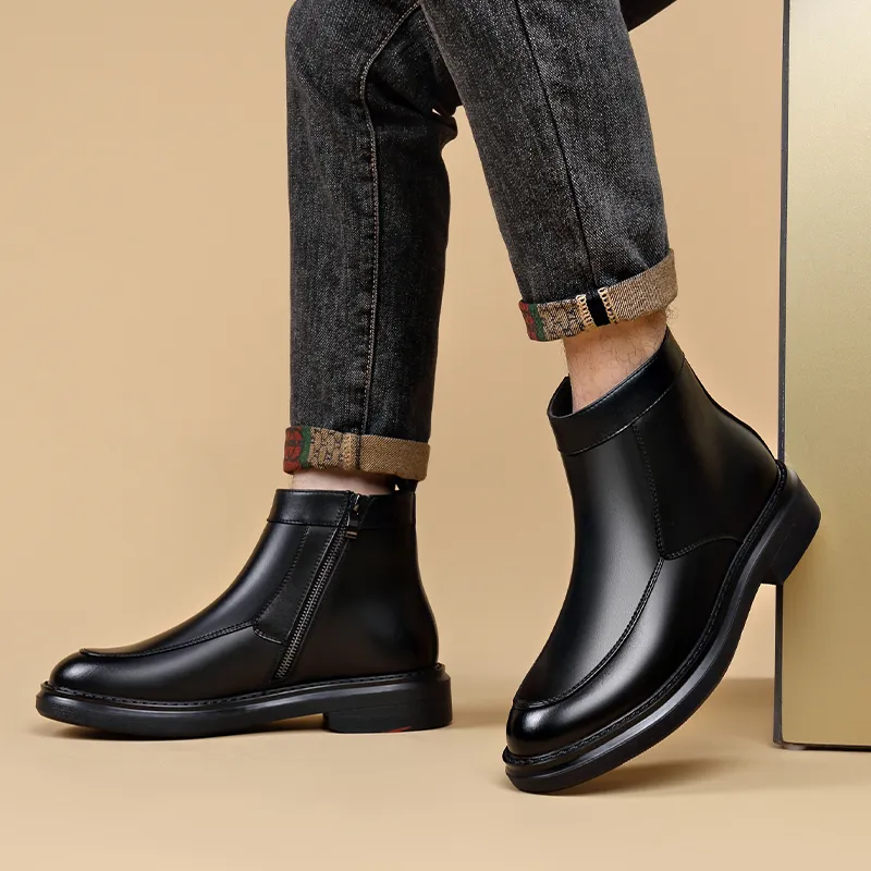 Romon Ankle Boots Men Black-3