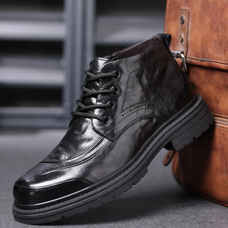 Romon Ankle Boots Men Black-1
