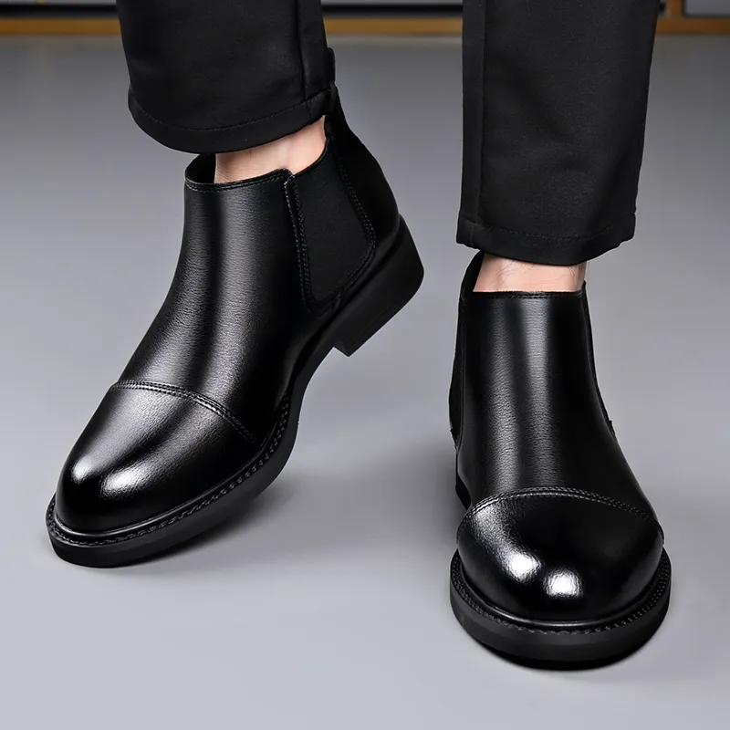 Romon Short Chelsea Boots Men's-3