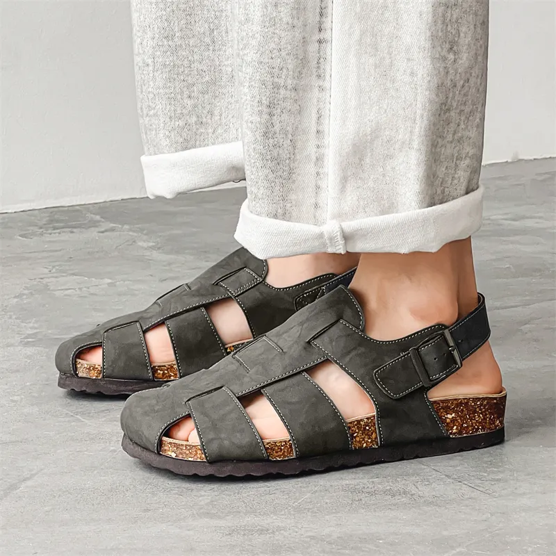 Romon Roman Sandals Unisex-9
