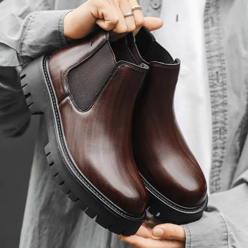 Romon Short Chelsea Boots Men's-1