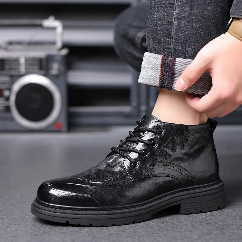 Romon Ankle Boots Men Black-3