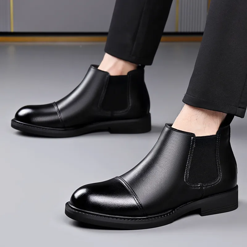 Romon Short Chelsea Boots Men's-4