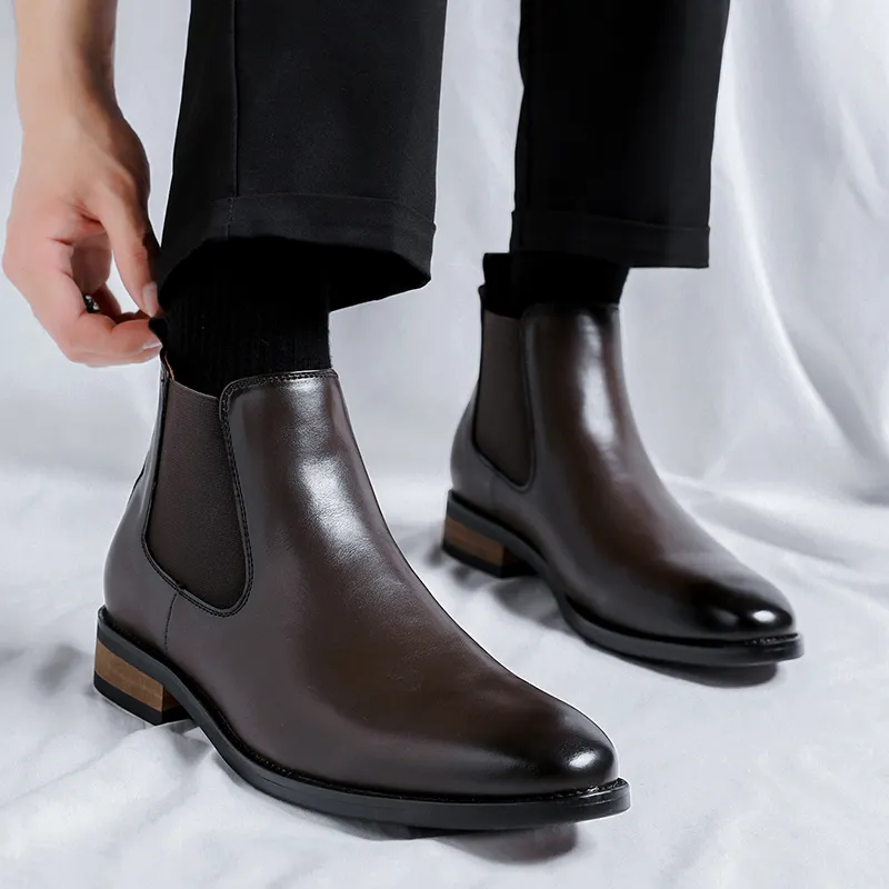 Romon Chelsea Boots Men-10