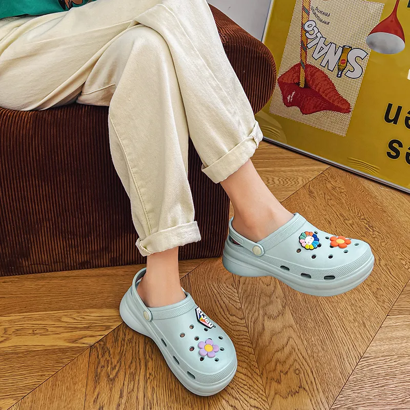 OUBT Sweet Style Closed Toe Half Slippers Fashion Beach Clogs Women's-29
