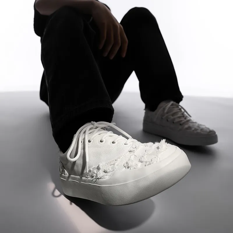 OUBT Comfortable Versatile Commute Trendy Anti Slip And Wear Resistant Breathable Low Top Skateboard Shoes Unisex-6
