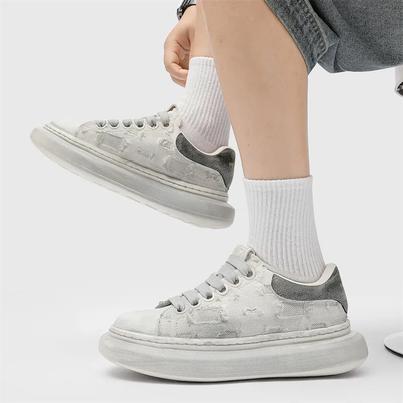 OUBT Slip Resistant, Breathable, Height Increasing Low Top Casual Shoes Men's-9