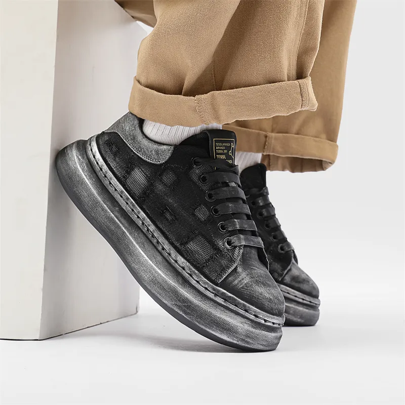 OUBT Slip Resistant, Breathable, Height Increasing Low Top Casual Shoes Men's-16