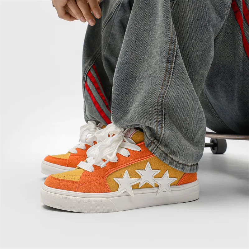 OUBT Anti Slip And Wear Resistant Breathable Low Top Skateboard Shoes Unisex-12