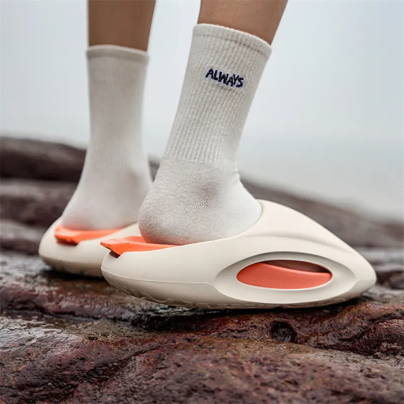 OUBT EVA Slip-Resistant Odor-Resistant Abrasion-Resistant Slide Slippers Unisex-7