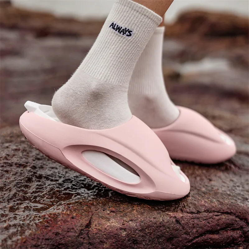 OUBT EVA Slip-Resistant Odor-Resistant Abrasion-Resistant Slide Slippers Unisex-14