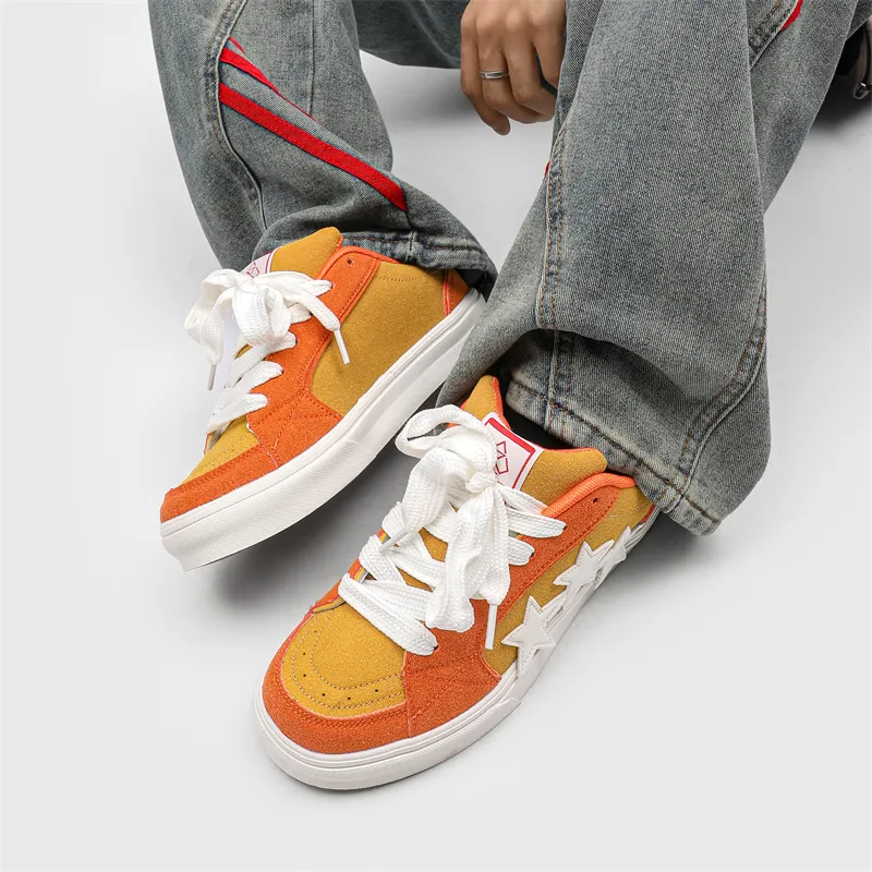 OUBT Anti Slip And Wear Resistant Breathable Low Top Skateboard Shoes Unisex-9