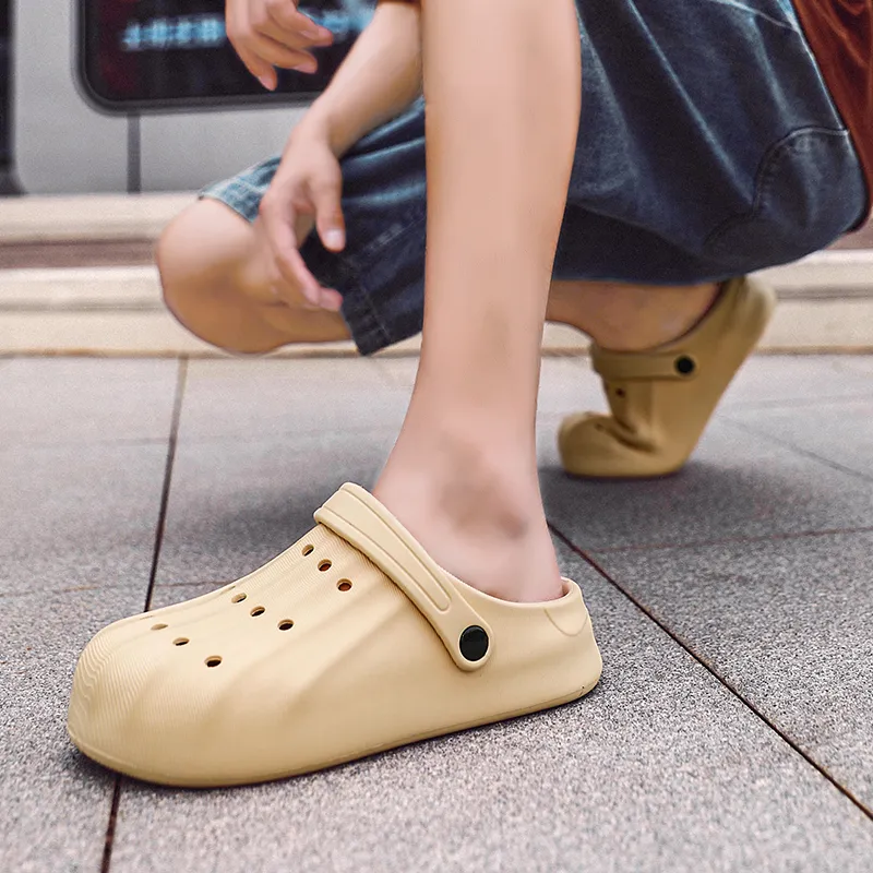 OUBT Shell Head Design Clogs Unisex-18