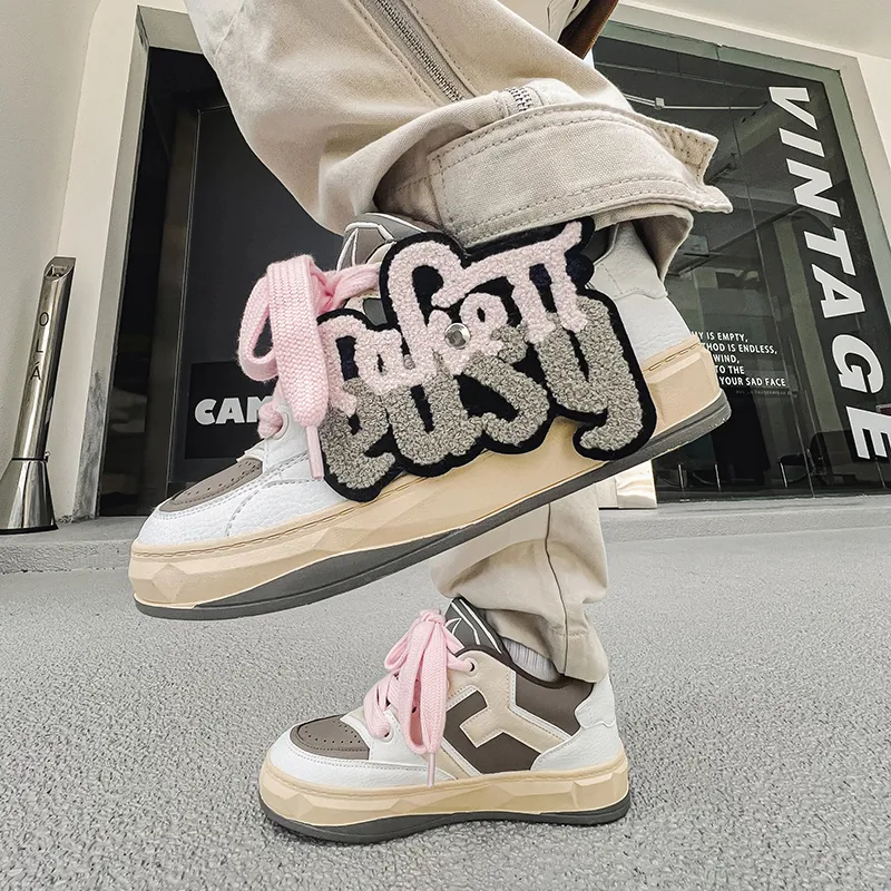 OUBT Niche Couple Trendy Shoes Breathable And Slip Resistant Low Top Skateboard Shoes Unisex-14
