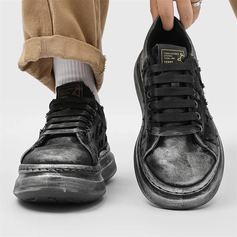 OUBT Slip Resistant, Breathable, Height Increasing Low Top Casual Shoes Men's-15