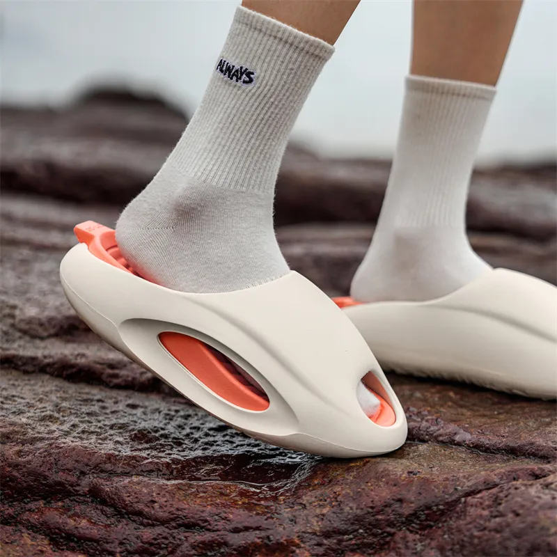 OUBT EVA Slip-Resistant Odor-Resistant Abrasion-Resistant Slide Slippers Unisex-5