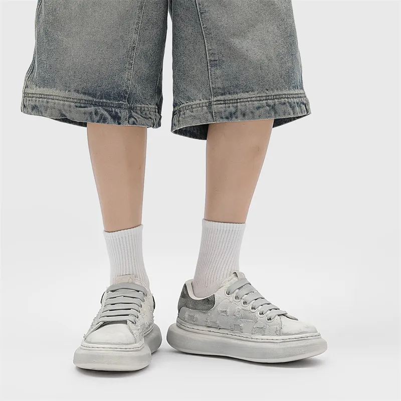 OUBT Slip Resistant, Breathable, Height Increasing Low Top Casual Shoes Men's-10