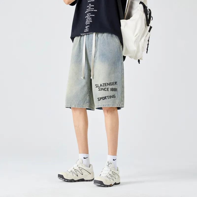 Slazenger Denim Shorts Unisex-8