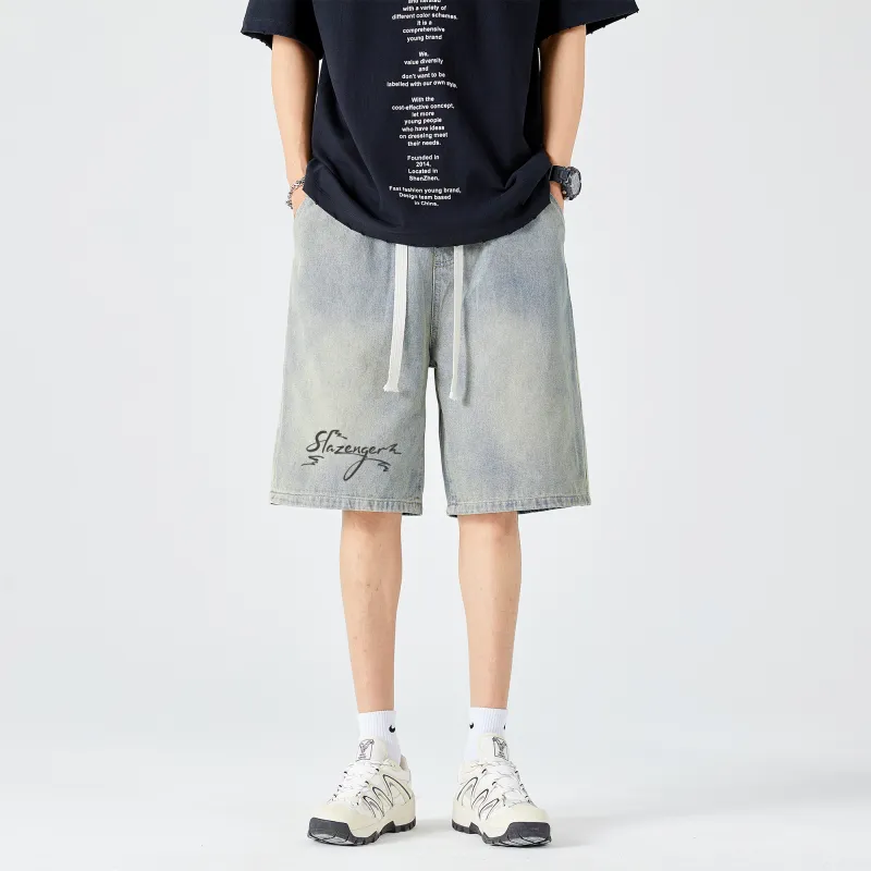 Slazenger Denim Shorts Unisex-8