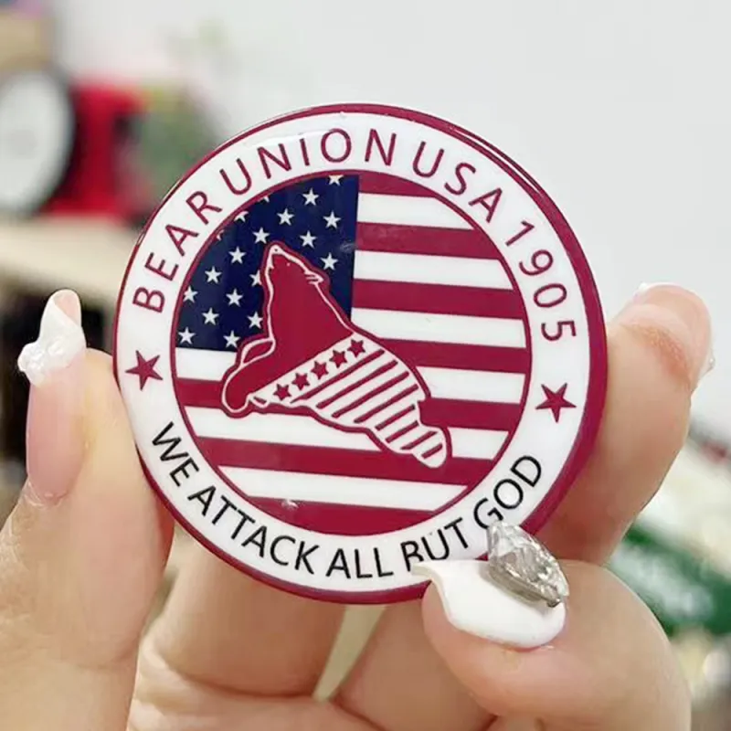 BEAR UNION Brooches Unisex-2