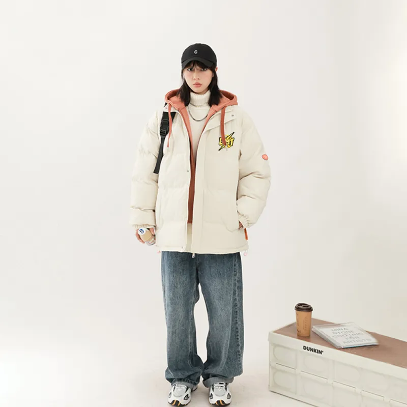 LIGHTNING MONSTER Puffer Jacket Unisex Comes With Crossbody Bag Necklace-13