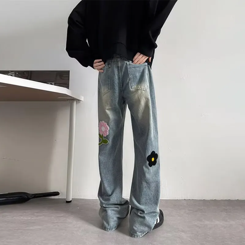 LIGHTNING MONSTER Jeans Unisex Blue-3