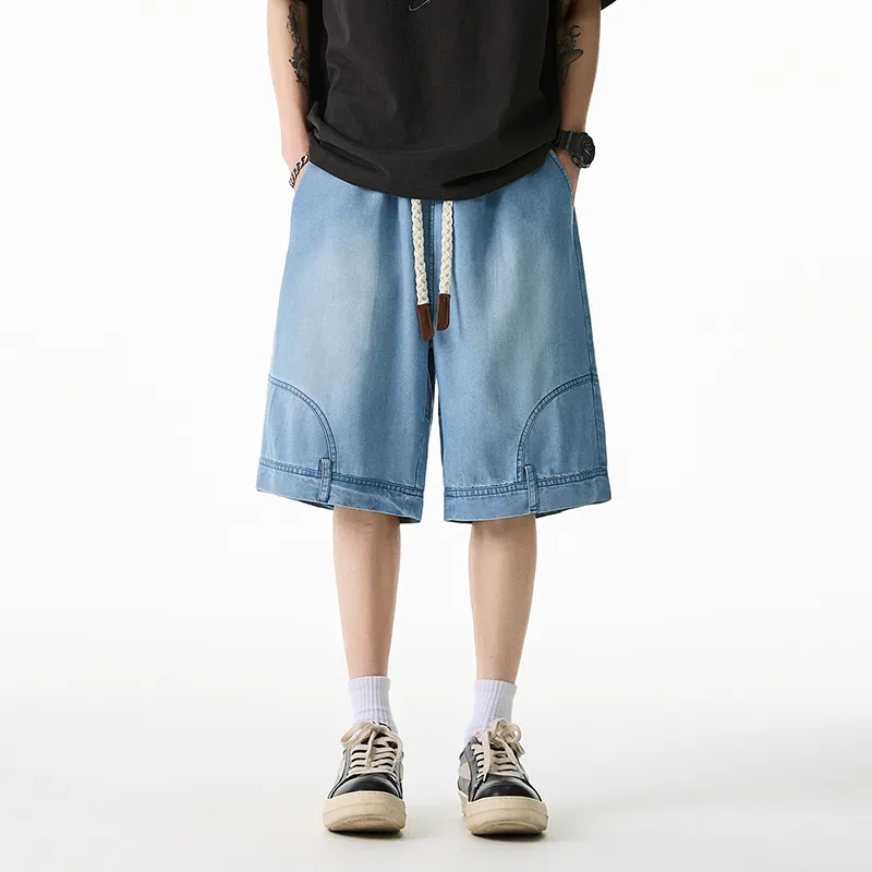 LIGHTNING MONSTER Denim Shorts Unisex-7