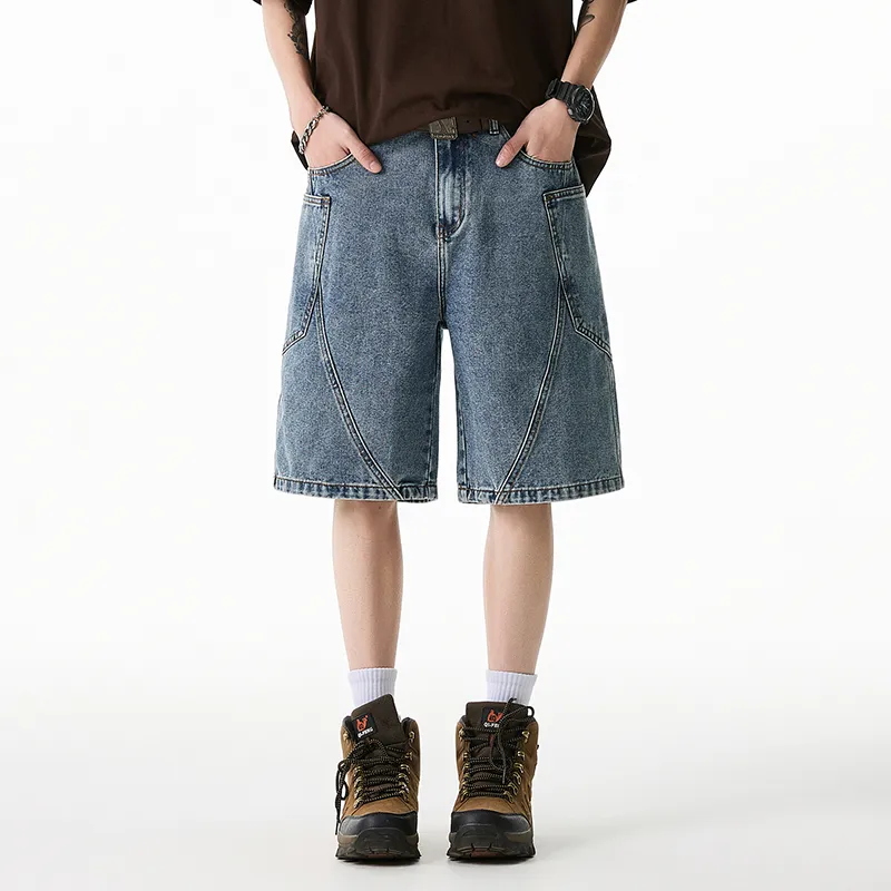 LIGHTNING MONSTER Denim Shorts Unisex-3