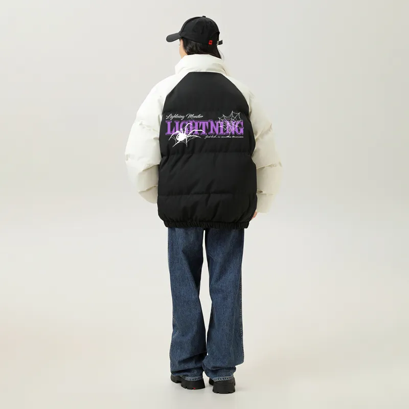 LIGHTNING MONSTER Puffer Jacket Coat Unisex-3