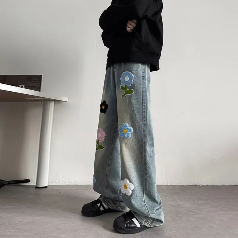 LIGHTNING MONSTER Jeans Unisex Blue-1