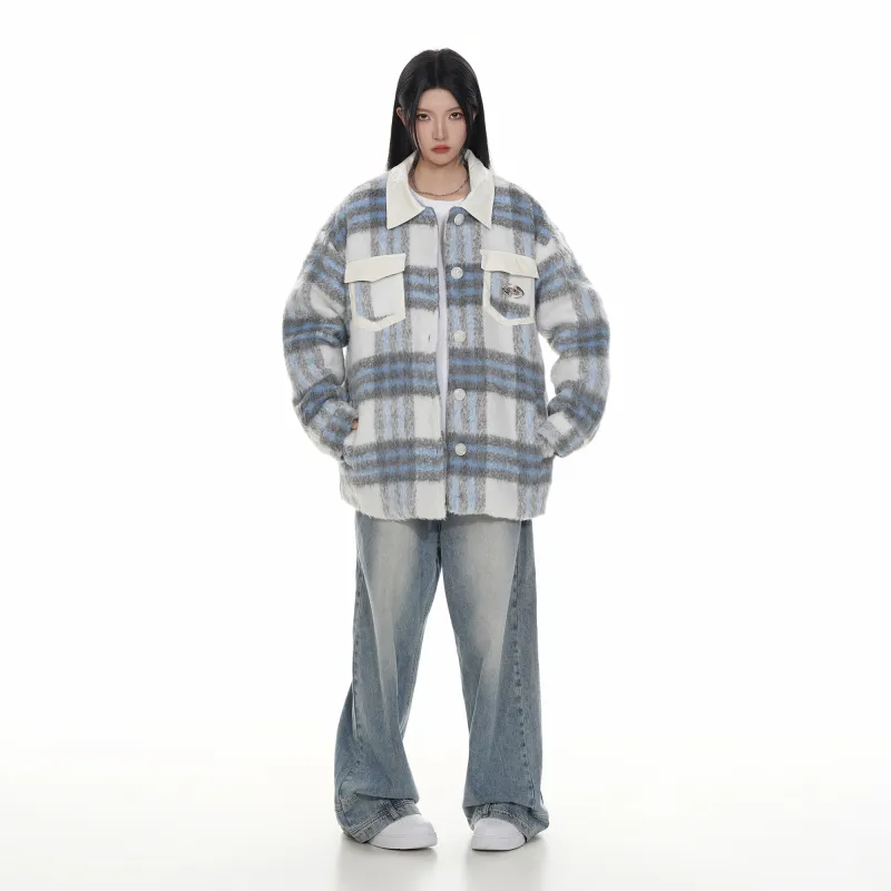 LIGHTNING MONSTER Jacket Unisex Light Blue-4