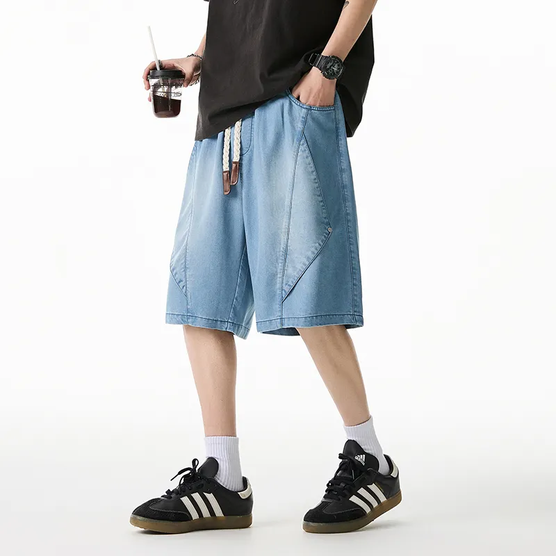 LIGHTNING MONSTER Denim Shorts Unisex-6