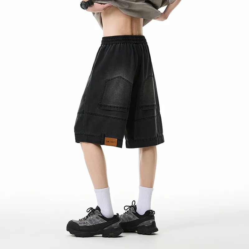 LIGHTNING MONSTER Denim Shorts Unisex-3